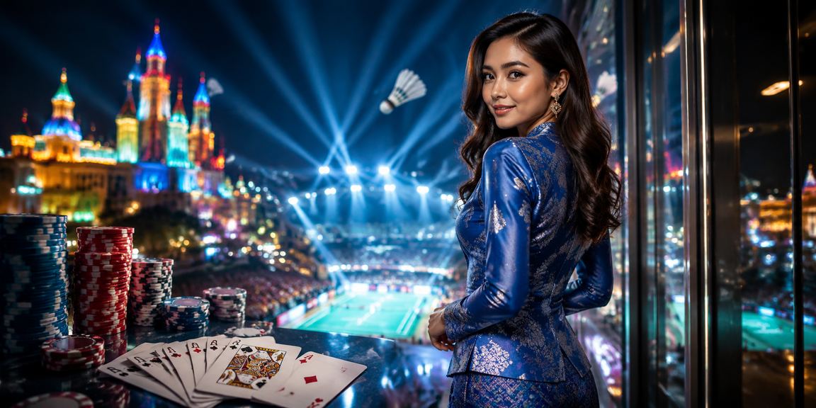 Seketika kemeriahan poker dan permainan slot Malaysia